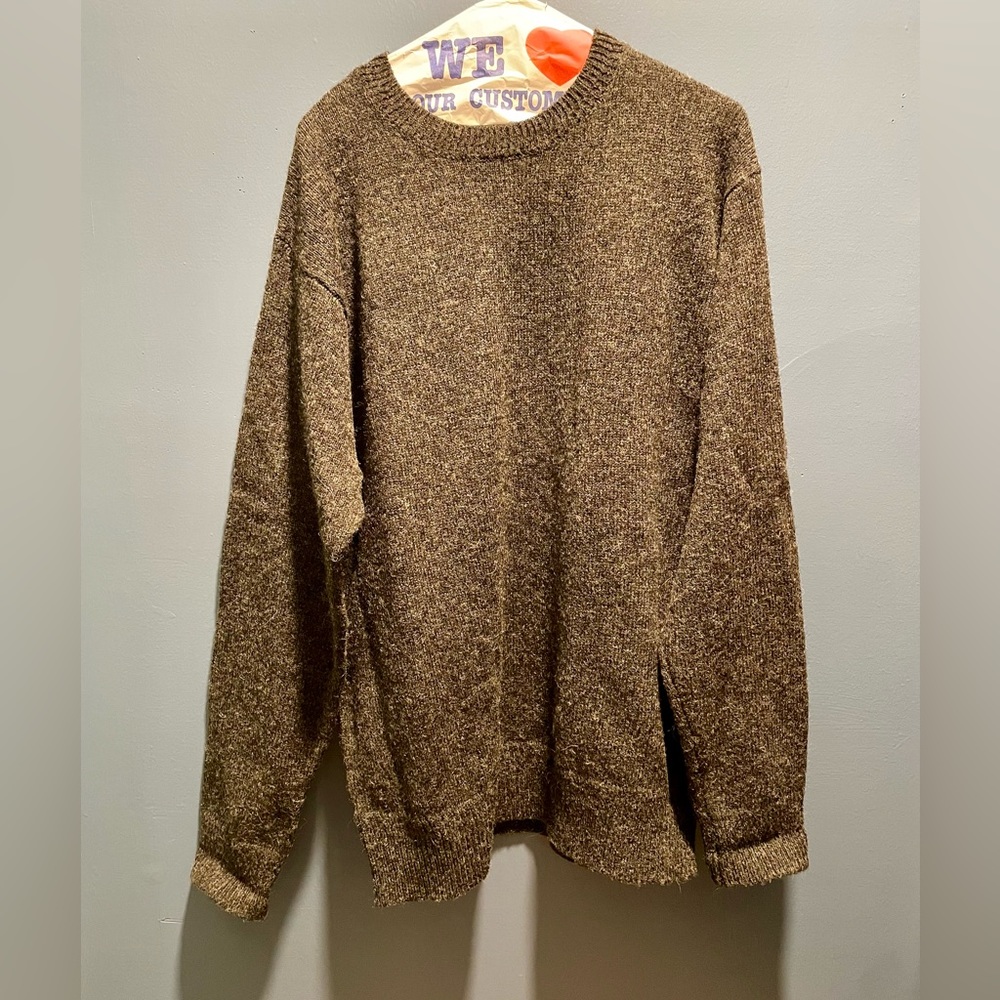 Mens’ Pendleton Washable Wool Sweater in Charcoal